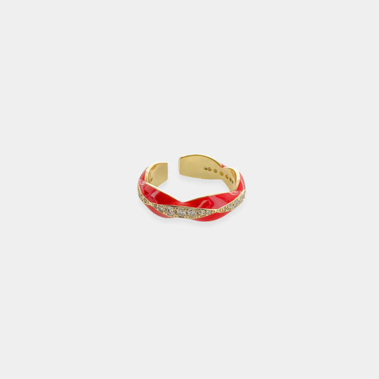 Wavy Red Ring