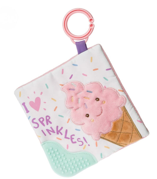 Mary Meyer Sweet Soothie Sprinkles Ice Cream Crinkle Teether