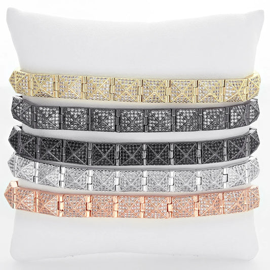 Studded Pyramid Bracelet